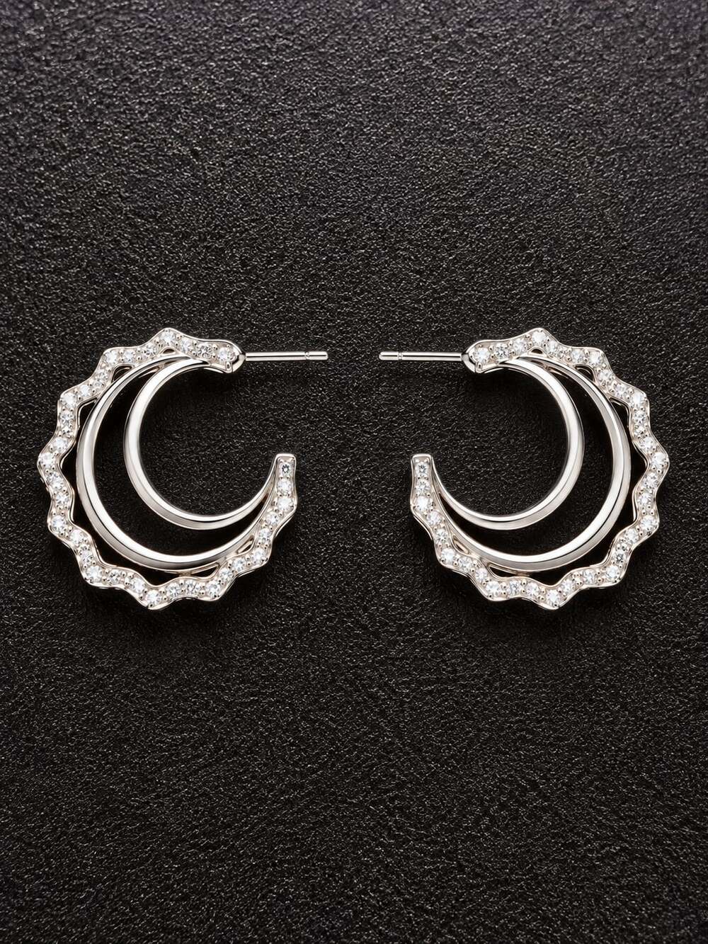 Triple Hoop Earrings